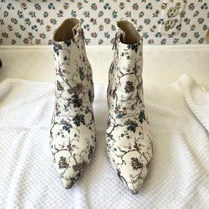 Antonio Melani x Nicola Bathie - Sarah Floral Boots Booties Sz 9